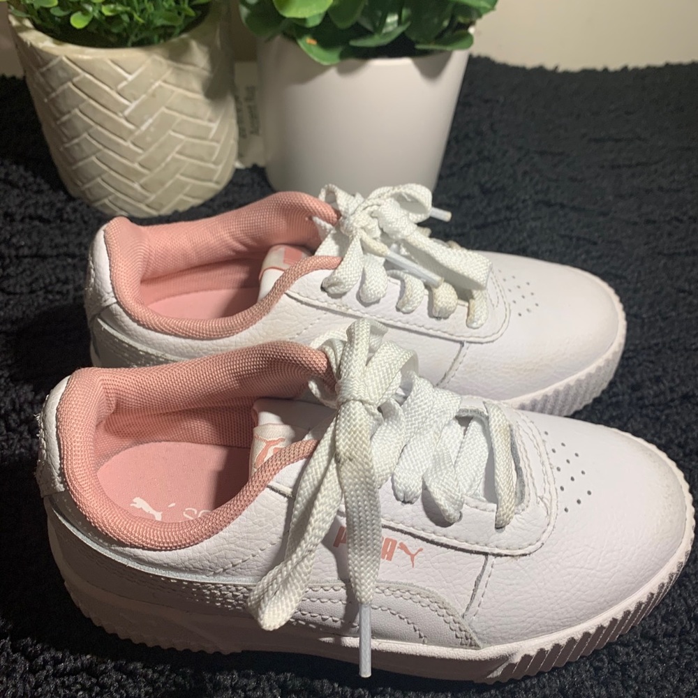 Puma Leather Casual Sneakers 12 C Kids